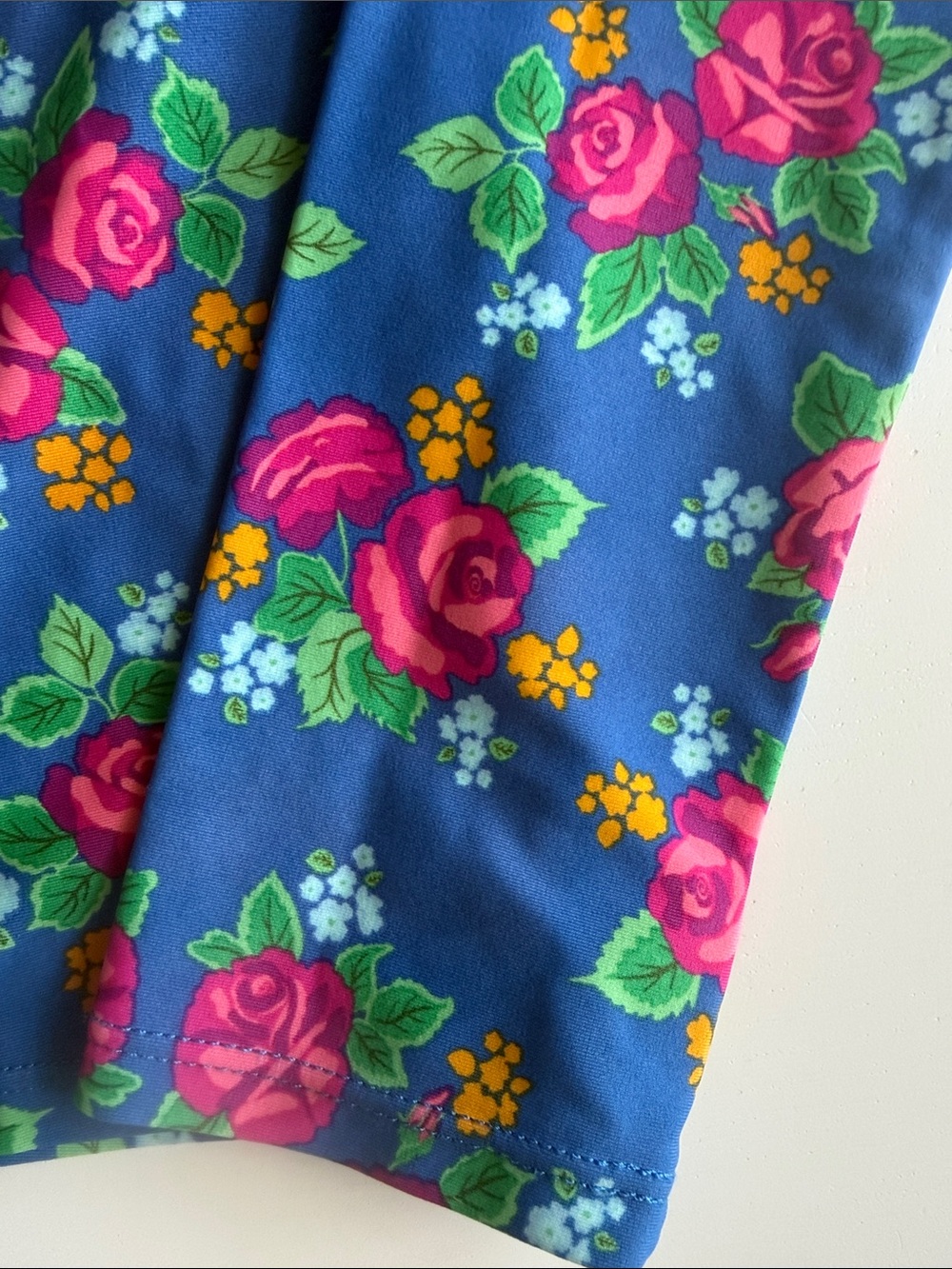 Matilda Jane Blue Floral Rashguard with Pink Polka Dot Yoke Sz 12 EU - Picture 6 of 13